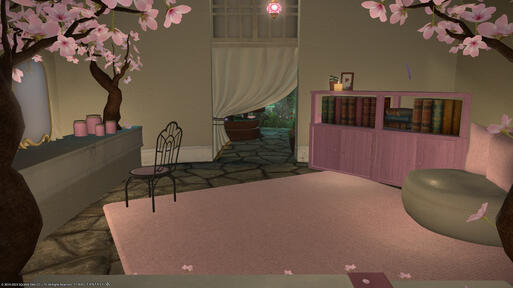 Garden pavillion interior