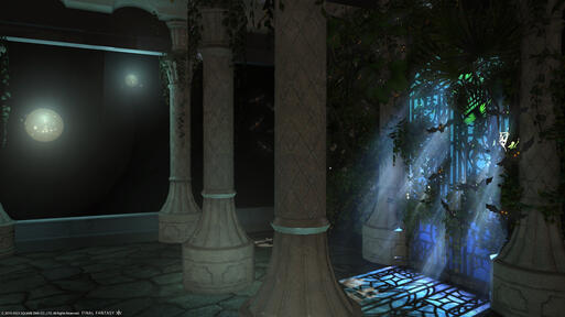 entrance and moons