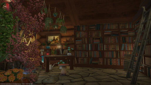alchemy table/doorway to kitchen